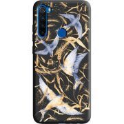 Черный чехол BoxFace Xiaomi Redmi Note 8T Ластівки