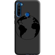 Черный чехол BoxFace Xiaomi Redmi Note 8T Earth