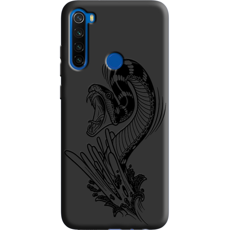 Черный чехол BoxFace Xiaomi Redmi Note 8T Snake