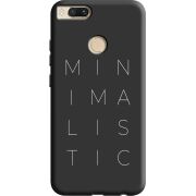 Черный чехол BoxFace Xiaomi Mi 5X / A1 Minimalistic