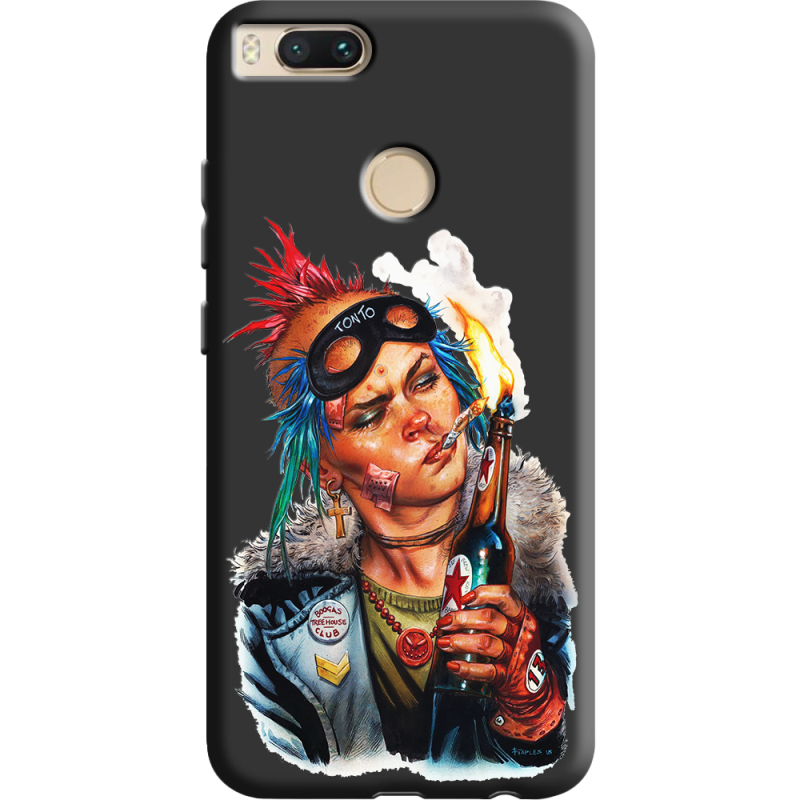 Черный чехол BoxFace Xiaomi Mi 5X / A1 Tanker Girl