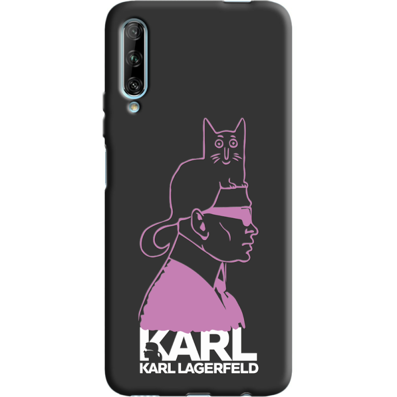 Черный чехол BoxFace Huawei P Smart Pro Pink Karl