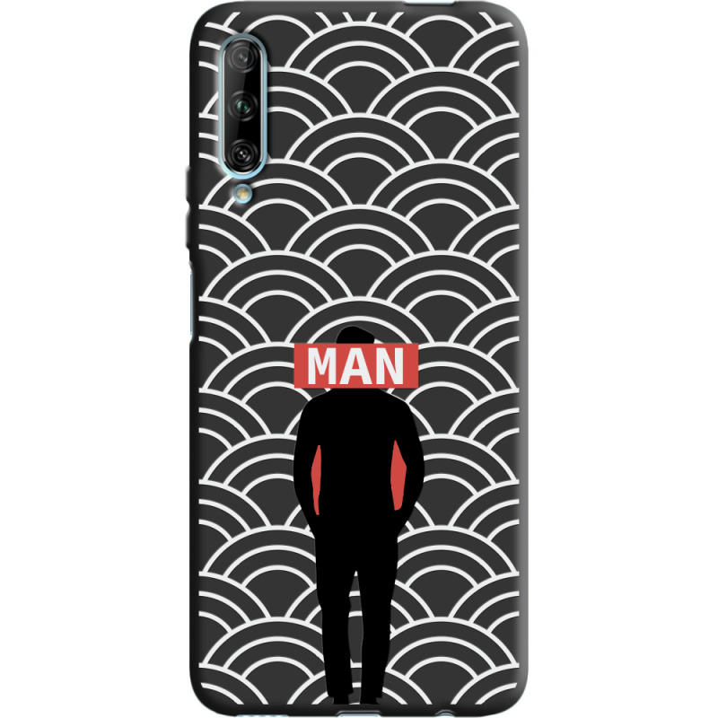 Черный чехол BoxFace Huawei P Smart Pro Man Pattern