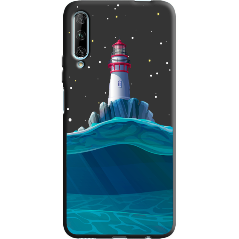 Черный чехол BoxFace Huawei P Smart Pro Lighthouse