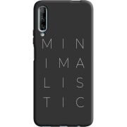 Черный чехол BoxFace Huawei P Smart Pro Minimalistic