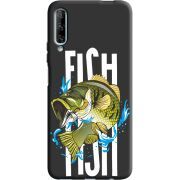 Черный чехол BoxFace Huawei P Smart Pro Fish