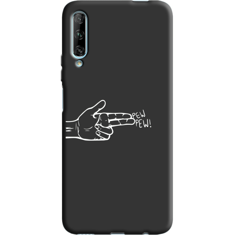 Черный чехол BoxFace Huawei P Smart Pro Pew Pew