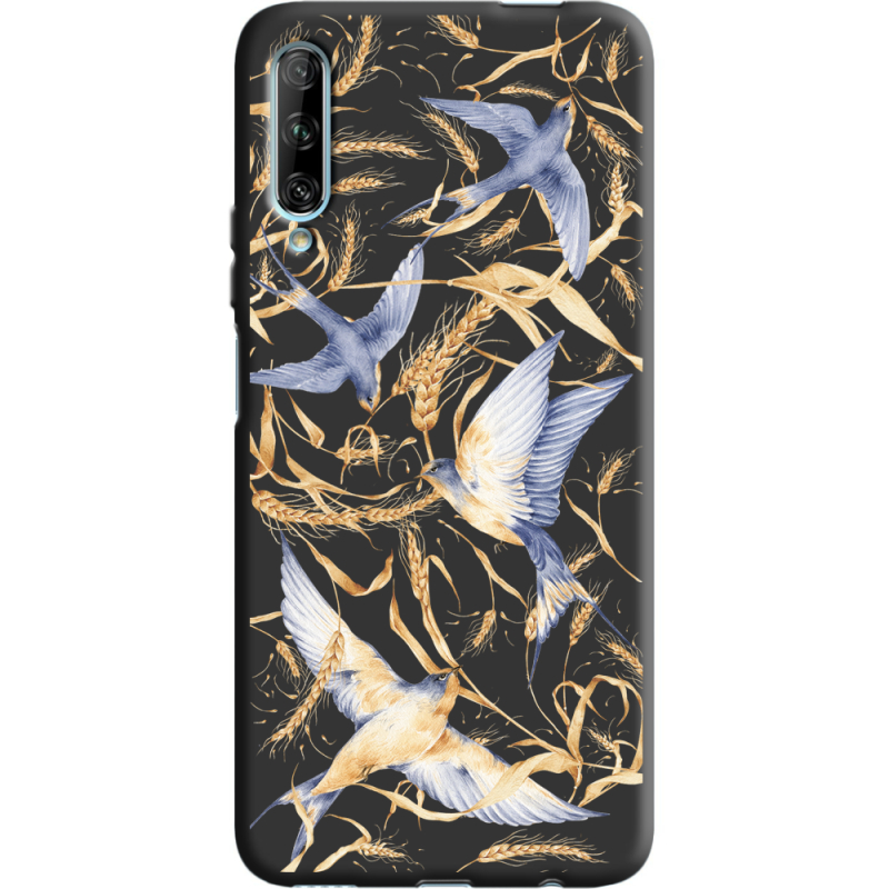 Черный чехол BoxFace Huawei P Smart Pro Ластівки