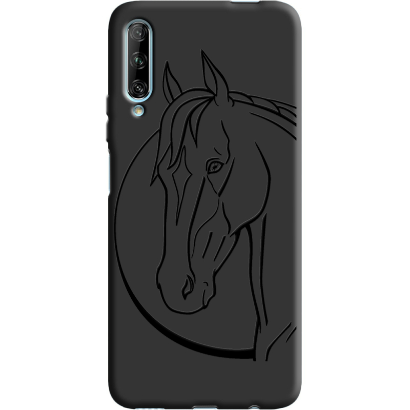 Черный чехол BoxFace Huawei P Smart Pro Horse