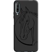 Черный чехол BoxFace Huawei P Smart Pro Horse