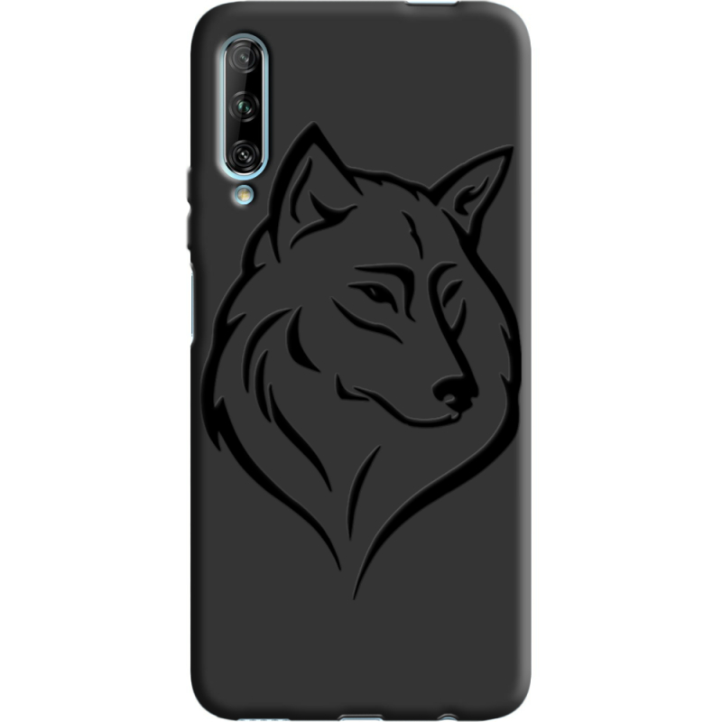 Черный чехол BoxFace Huawei P Smart Pro Wolf