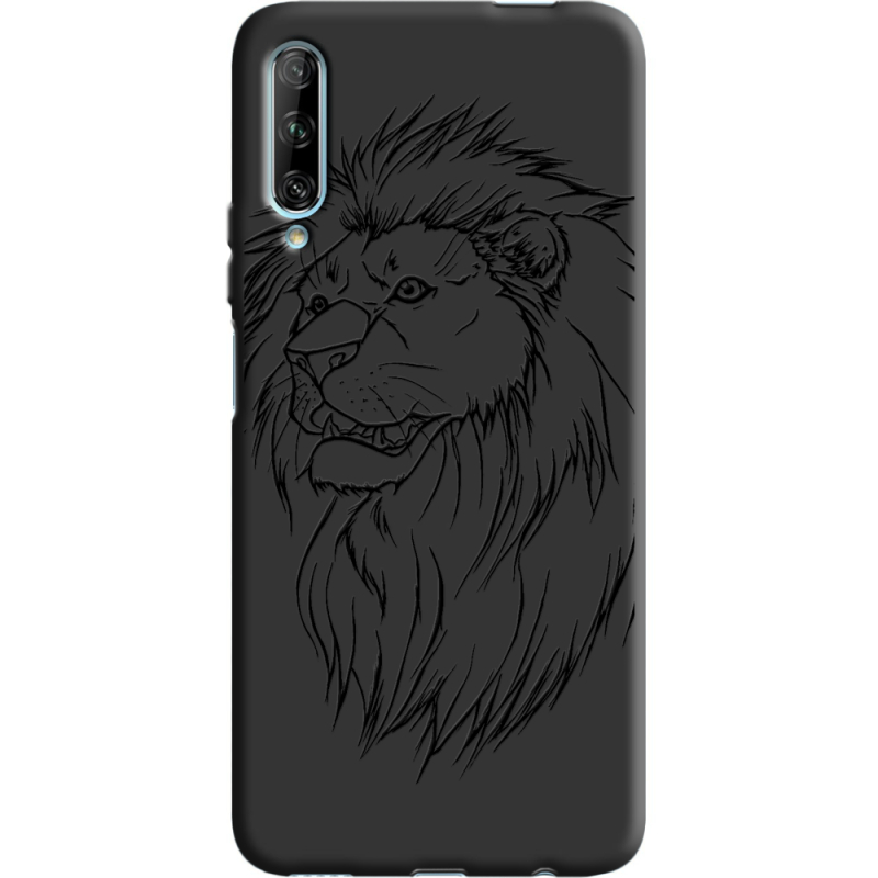 Черный чехол BoxFace Huawei P Smart Pro Lion