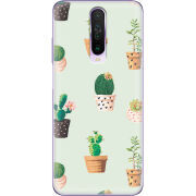 Чехол BoxFace Xiaomi Poco X2 L-green Cacti