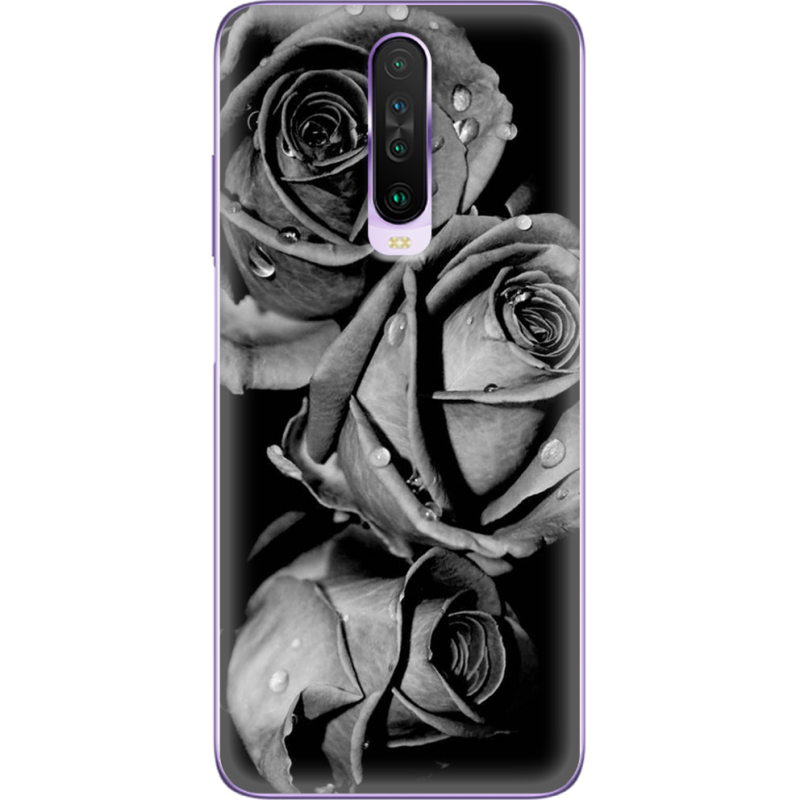 Чехол BoxFace Xiaomi Poco X2 Black and White Roses