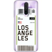 Прозрачный чехол BoxFace Xiaomi Poco X2 Ticket Los Angeles