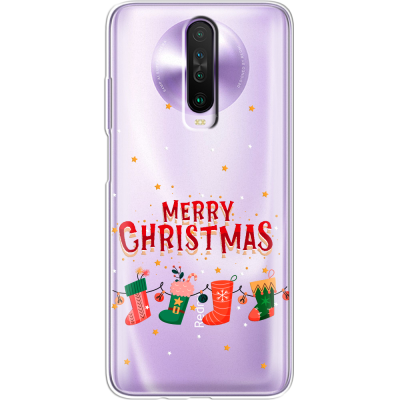 Прозрачный чехол BoxFace Xiaomi Poco X2 Merry Christmas