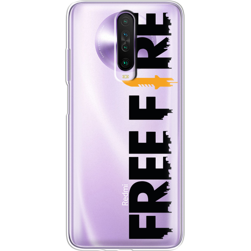 Прозрачный чехол BoxFace Xiaomi Poco X2 Free Fire Black Logo