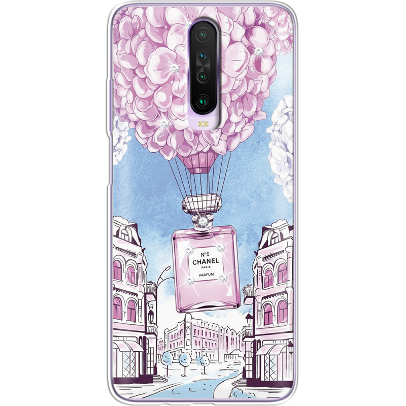 Чехол со стразами Xiaomi Poco X2 Perfume bottle