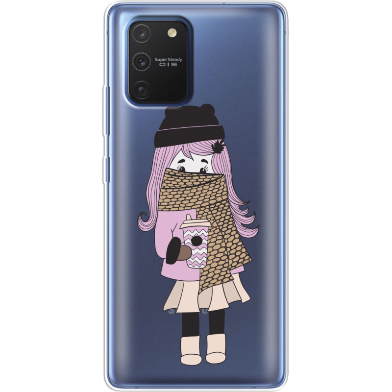 Прозрачный чехол BoxFace Samsung G770 Galaxy S10 Lite Winter Morning Girl