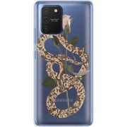 Прозрачный чехол BoxFace Samsung G770 Galaxy S10 Lite Glamor Snake