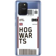 Прозрачный чехол BoxFace Samsung G770 Galaxy S10 Lite Ticket Hogwarts