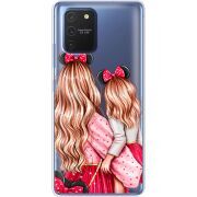 Прозрачный чехол BoxFace Samsung G770 Galaxy S10 Lite Mouse Girls