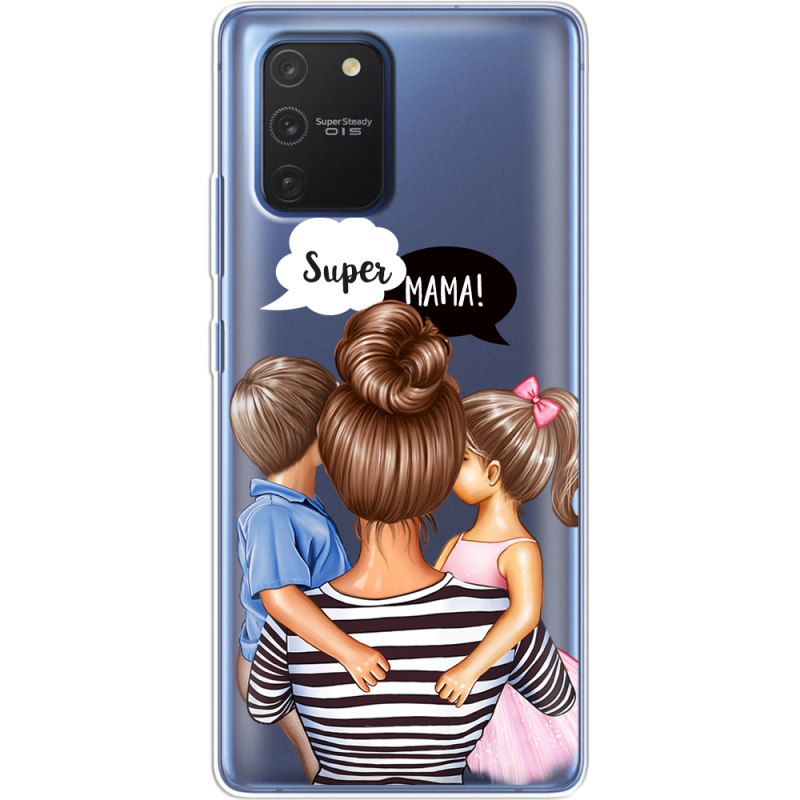 Прозрачный чехол BoxFace Samsung G770 Galaxy S10 Lite Super Mama