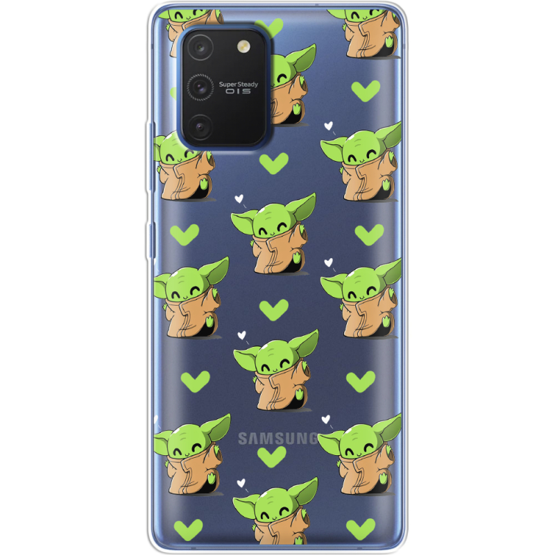 Прозрачный чехол BoxFace Samsung G770 Galaxy S10 Lite Pattern Baby Yoda