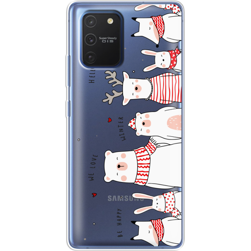 Прозрачный чехол BoxFace Samsung G770 Galaxy S10 Lite The Friendly Beasts