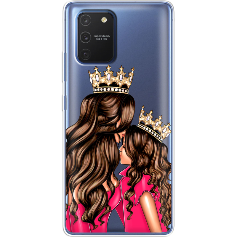Прозрачный чехол BoxFace Samsung G770 Galaxy S10 Lite Queen and Princess
