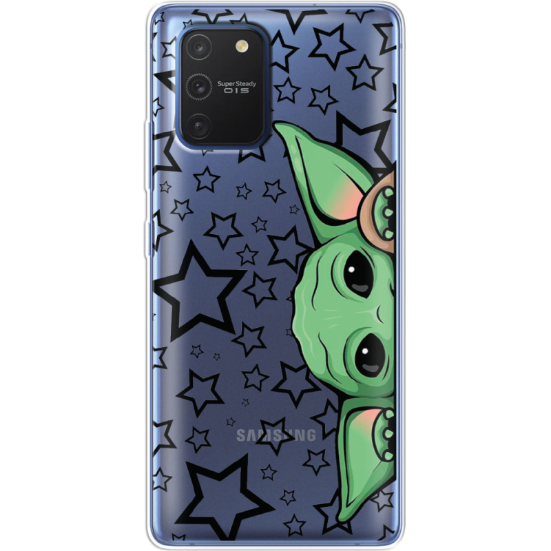 Прозрачный чехол BoxFace Samsung G770 Galaxy S10 Lite Baby Yoda