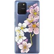 Прозрачный чехол BoxFace Samsung G770 Galaxy S10 Lite Cherry Blossom