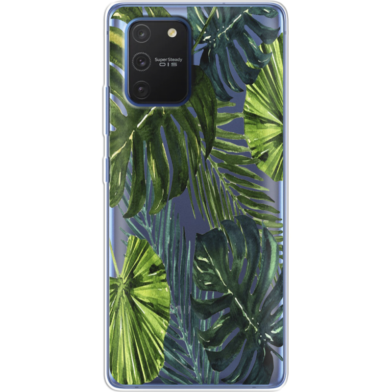 Прозрачный чехол BoxFace Samsung G770 Galaxy S10 Lite Palm Tree