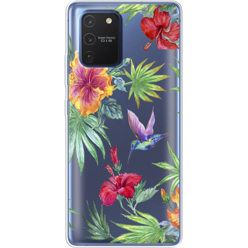 Прозрачный чехол BoxFace Samsung G770 Galaxy S10 Lite Tropical