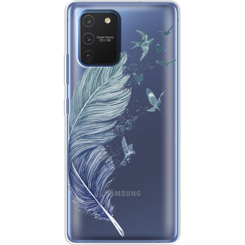 Прозрачный чехол BoxFace Samsung G770 Galaxy S10 Lite Feather