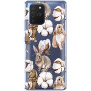 Прозрачный чехол BoxFace Samsung G770 Galaxy S10 Lite Cotton and Rabbits