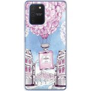 Чехол со стразами Samsung G770 Galaxy S10 Lite Perfume bottle