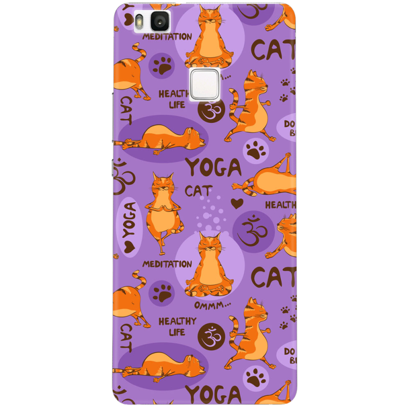 Чехол Uprint Huawei P9 lite Yoga Cat