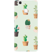 Чехол Uprint Huawei P9 lite L-green Cacti