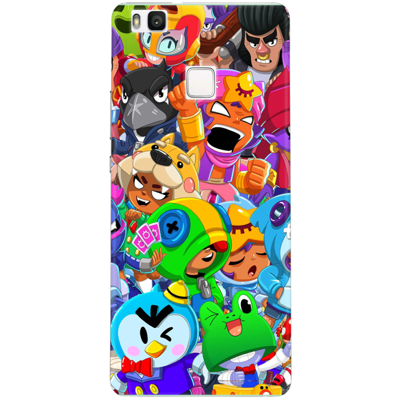 Чехол Uprint Huawei P9 lite friends brawl stars