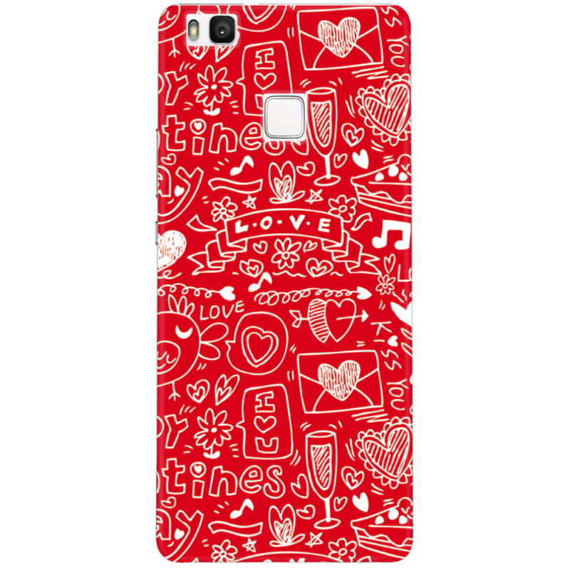 Чехол Uprint Huawei P9 lite Happy Valentines