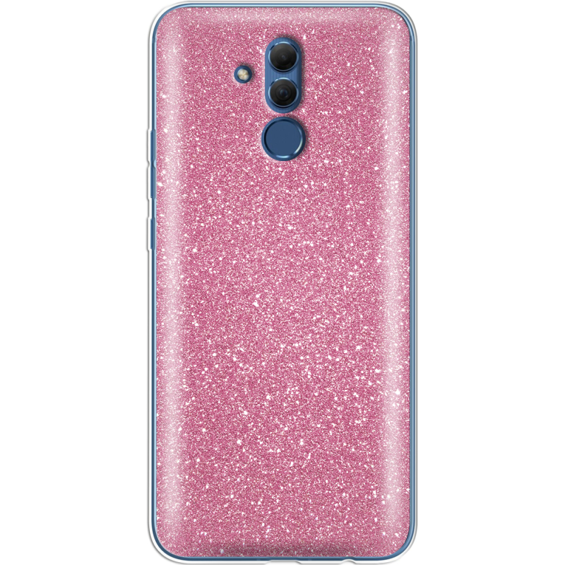Чехол с блёстками Huawei Mate 20 Lite Розовый