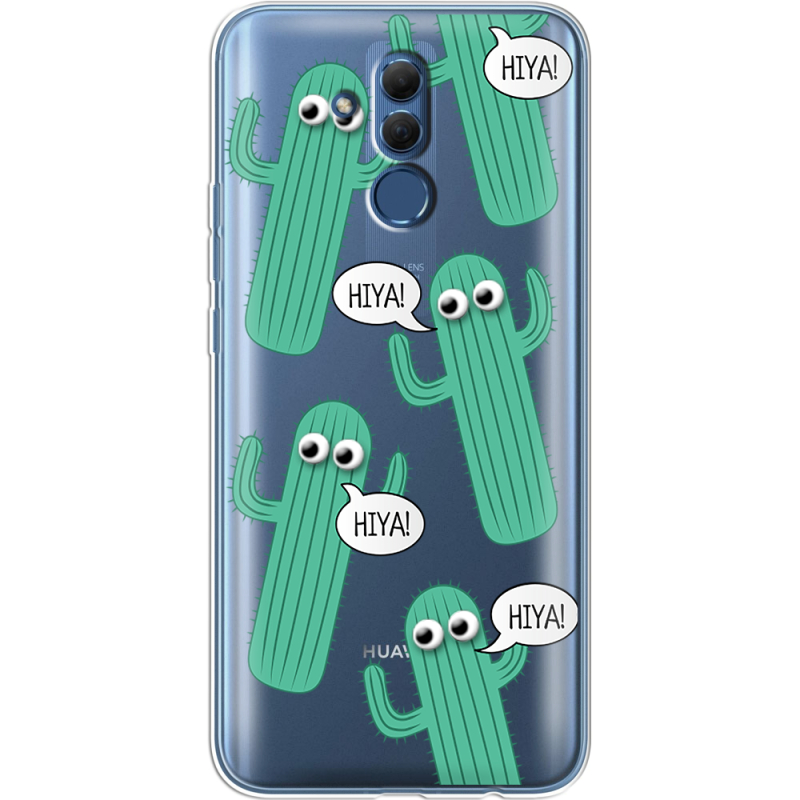 Прозрачный чехол BoxFace Huawei Mate 20 Lite с 3D-глазками HIYA