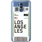 Прозрачный чехол BoxFace Huawei Mate 20 Lite Ticket Los Angeles