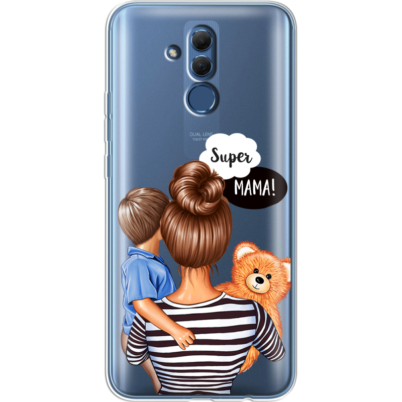 Прозрачный чехол BoxFace Huawei Mate 20 Lite Super Mama and Son