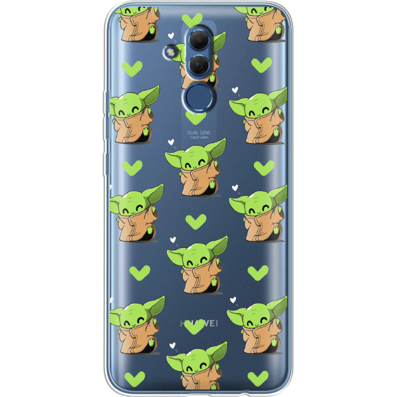 Прозрачный чехол BoxFace Huawei Mate 20 Lite Pattern Baby Yoda