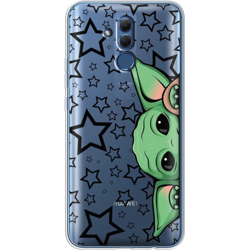 Прозрачный чехол BoxFace Huawei Mate 20 Lite Baby Yoda