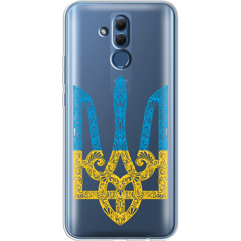 Прозрачный чехол BoxFace Huawei Mate 20 Lite Gold Trident