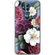 Прозрачный чехол BoxFace Huawei Mate 20 Lite Floral Dark Dreams