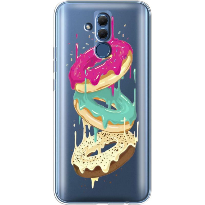 Прозрачный чехол BoxFace Huawei Mate 20 Lite Donuts